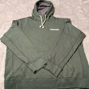 Abercrombie & Fitch Distressed Army/Green Hoodie XXL